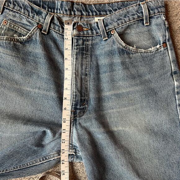 VTG Relaxed Fit 550 RARE Orange Tab High Rise Waisted Mom Student Jean - Picture 12 of 16